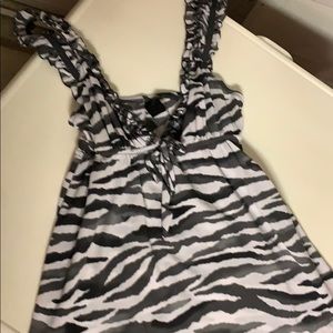 Smart & Sexy Sleepwear Animal Print Chemise (S)